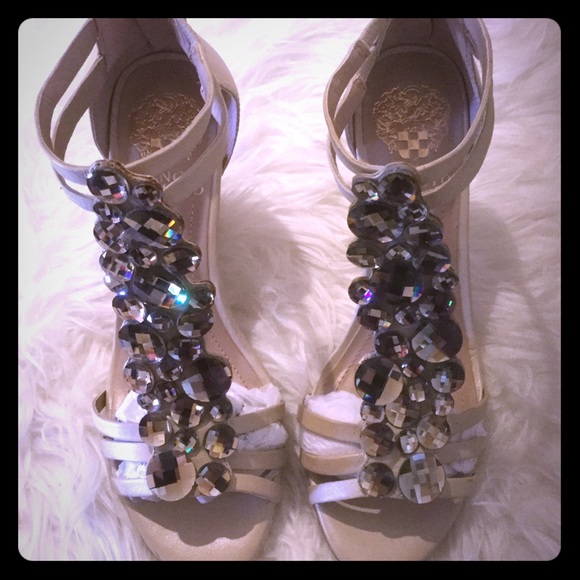 vince camuto jeweled sandals